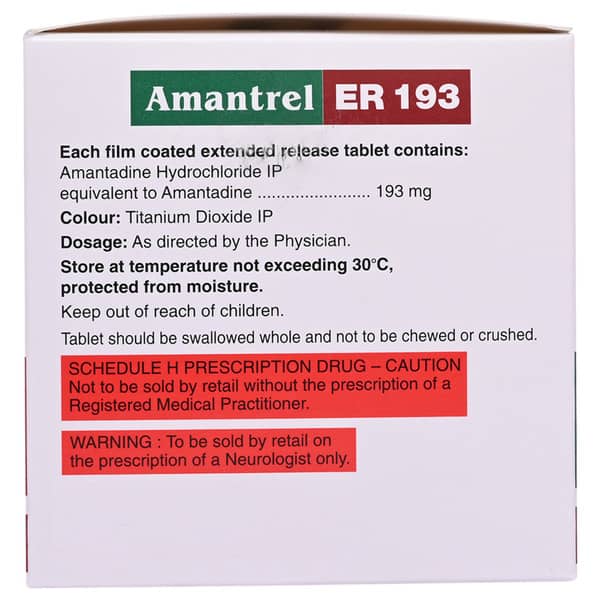 Amantrel Er 193mg Strip Of 10 Tablets
