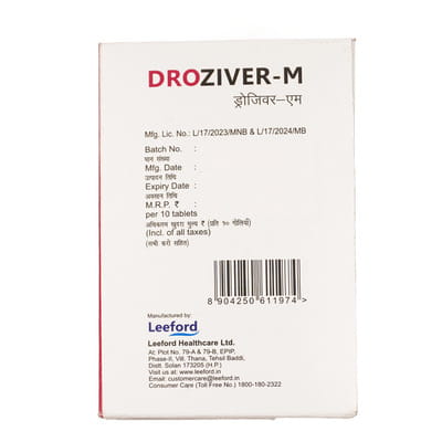 Droziver M Strip Of 10 Tablets