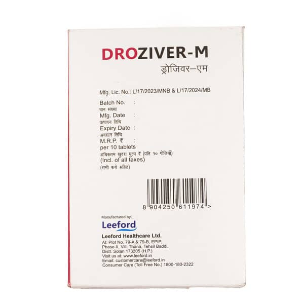 Droziver M Strip Of 10 Tablets