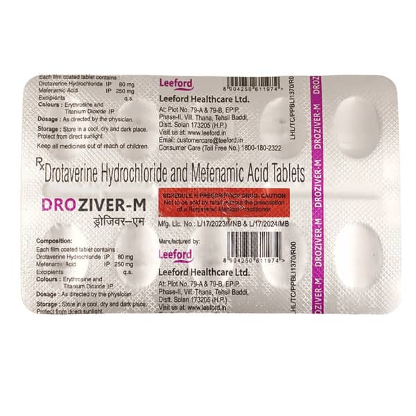 Droziver M Strip Of 10 Tablets