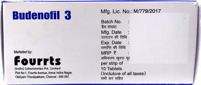 Budenofil 3mg Strip Of 10 Tablets