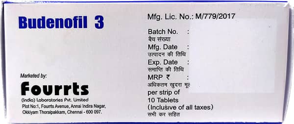 Budenofil 3mg Strip Of 10 Tablets