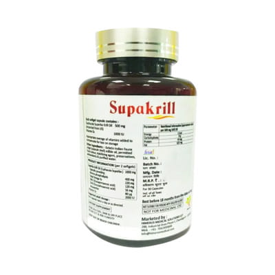 Supakrill Bottle Of 30 Capsules