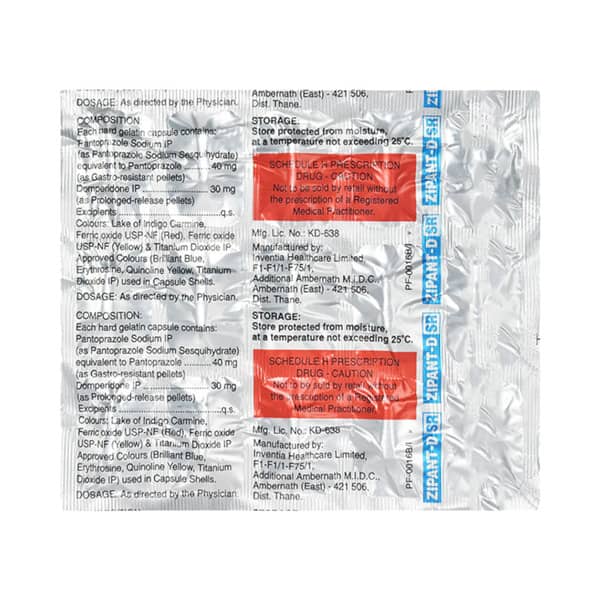 Zipant Dsr Strip Of 15 Capsules