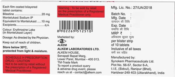 Prulastin M Strip Of 10 Tablets