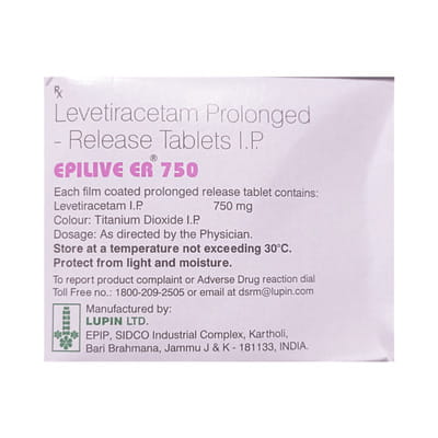 Epilive Er 750mg Strip Of 10 Tablets