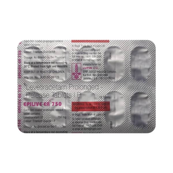Epilive Er 750mg Strip Of 10 Tablets
