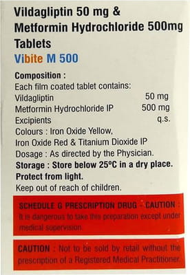 Vibite M 500mg Strip Of 15 Tablets