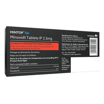 Mintop Tab 2.5mg Strip Of 10 Tablets