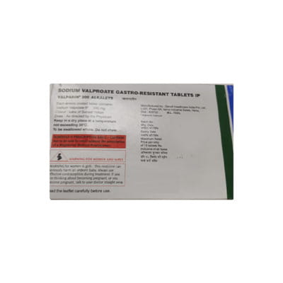 Valparin Alkalets 200mg Strip Of 15 Tablets