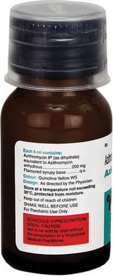 Azicip 200mg Peppermint And Orange Flavour Bottle Of 15ml Suspension