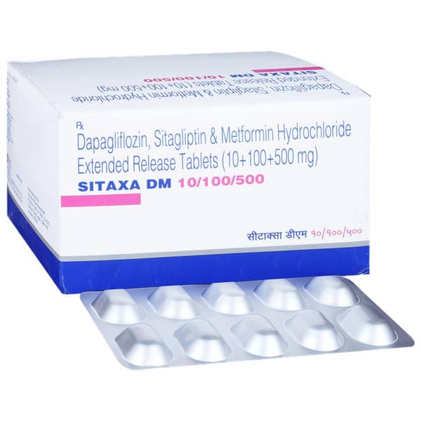 Sitaxa Dm 10/100/500mg Strip Of 10 Tablets