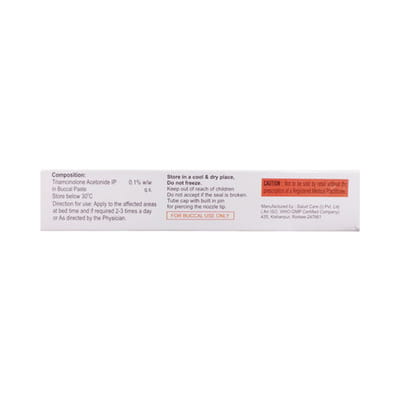 Gingicort Buccal Tube Of 10gm Paste