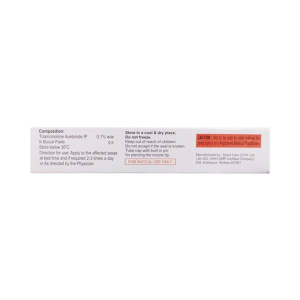 Gingicort Buccal Tube Of 10gm Paste
