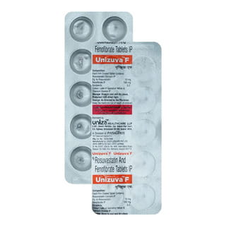 Unizuva F 160Mg/10Mg Strip Of 10 Tablets