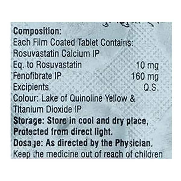Unizuva F 160Mg/10Mg Strip Of 10 Tablets