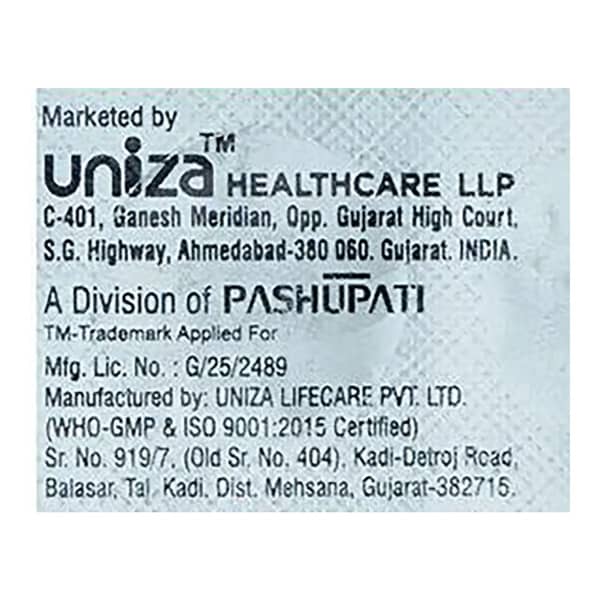 Unizuva F 160Mg/10Mg Strip Of 10 Tablets