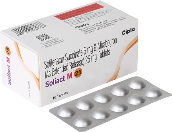 Soliact M 25mg Strip Of 10 Tablets