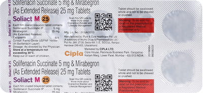 Soliact M 25mg Strip Of 10 Tablets