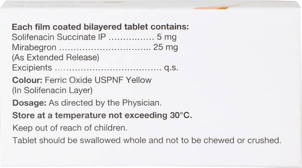 Soliact M 25mg Strip Of 10 Tablets