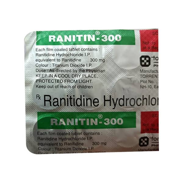 Ranitin 300mg Strip Of 20 Tablets