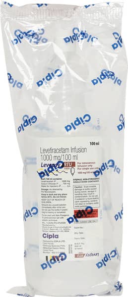 Levepsy Rtu 1000mg Bottle Of 100ml Solution For Infusion