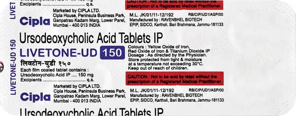 Livetone Ud 150mg Strip Of 10 Tablets