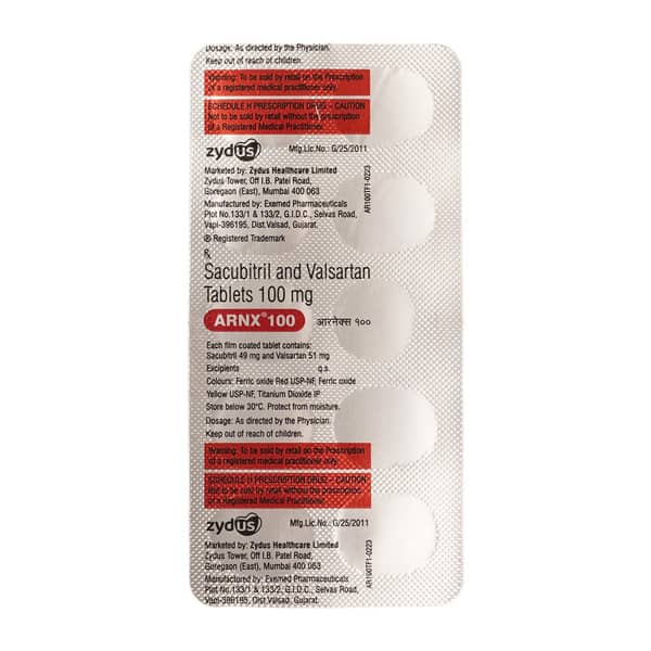 Arnx 100mg Strip Of 10 Tablets: Uses, Side Effects, Price & Dosage ...