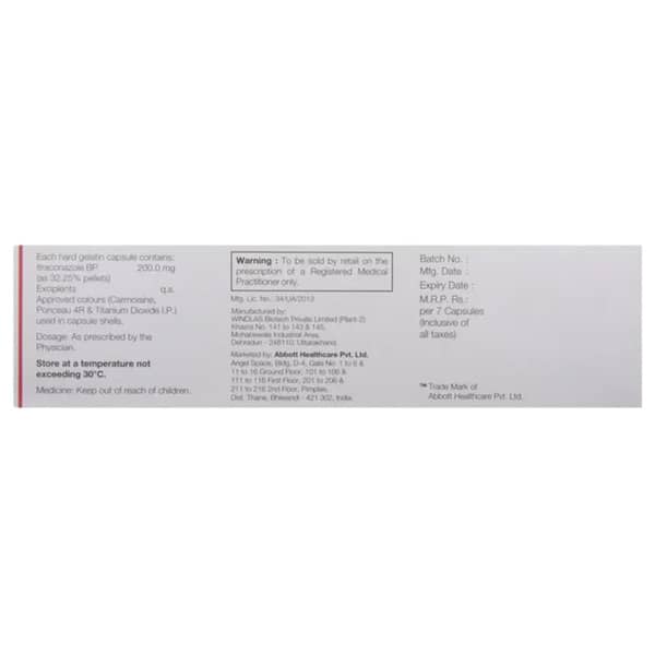 I Tyza 200mg Strip Of 10 Capsules