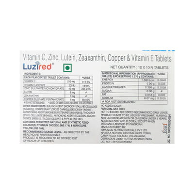 Luzired Strip Of 10 Tablets