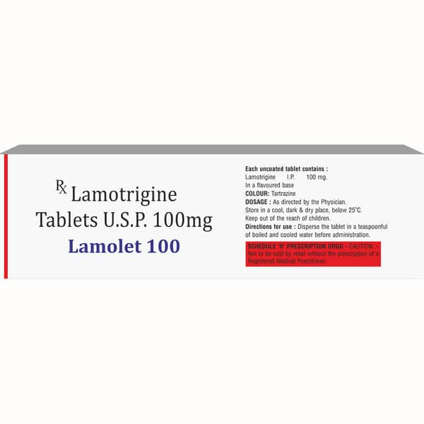 Lamolet 100mg Strip Of 10 Tablets