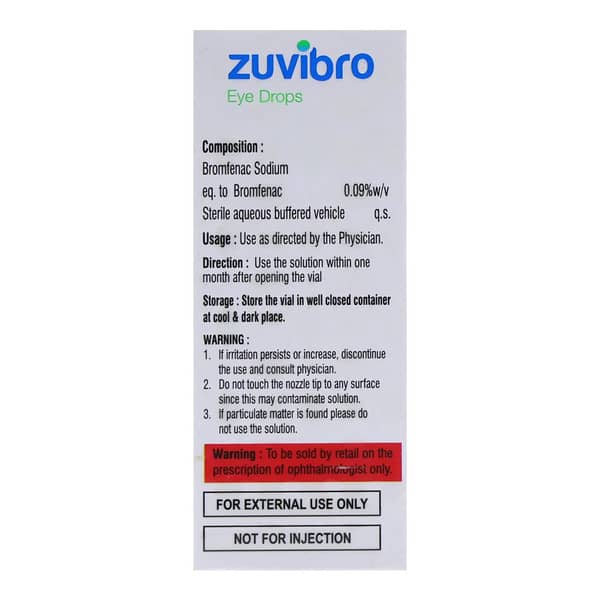 Zuvibro Bottle Of 5Ml Eye Drops