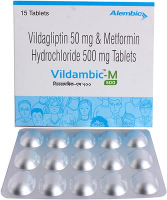 Vildambic M 500mg Strip Of 15 Tablets