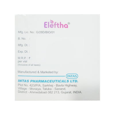 Eleftha 150mg Dry Vial Of 1 Powder For Injection