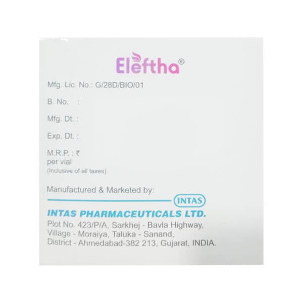 Eleftha 150mg Dry Vial Of 1 Powder For Injection