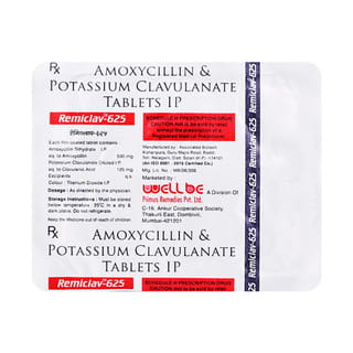 Remiclav 625mg Strip Of 6 Tablets