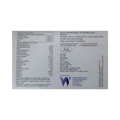 Wonfit Strip Of 10 Capsules