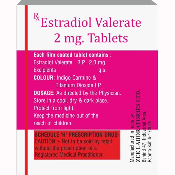 Estva 2Mg Strip Of 28 Tablets