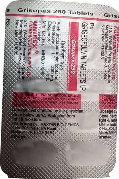 Grisopex 250 Tablet