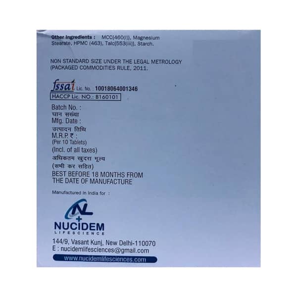 Nucical Strip Of 10 Tablets