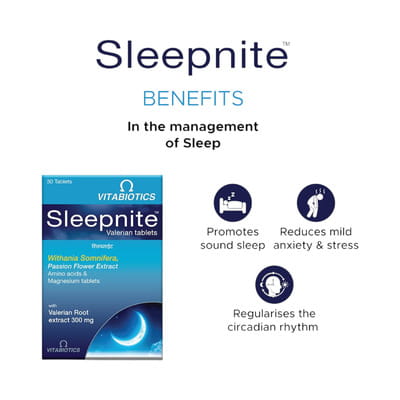 Sleepnite Valerian Strip Of 30 Tablets