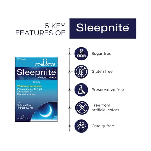 Sleepnite Valerian Strip Of 30 Tablets