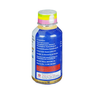 Ambrolite D Sugar Free Bottle Of 100ml Syrup