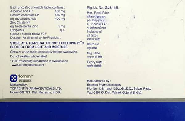 Unispeed Cz Strip Of 15 Chewable Tablets