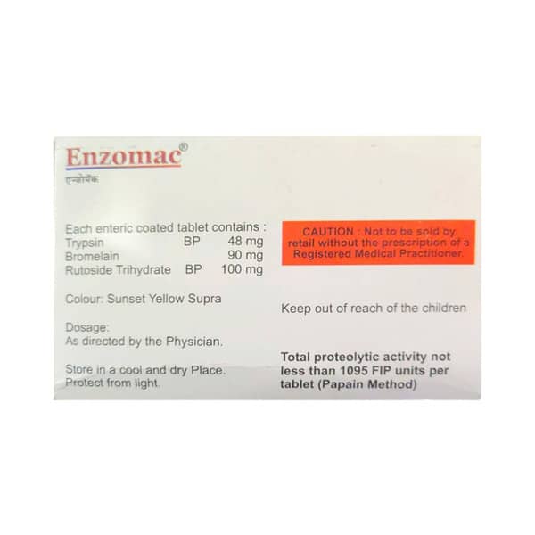 Enzomac Fast Strip Of 10 Tablets