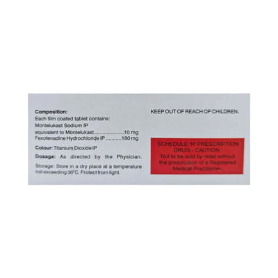 Montemac Fx 180 Strip Of 10 Tablets