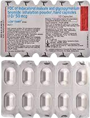 Loftair 110/50mcg Strip Of 10 Inhalation Capsules
