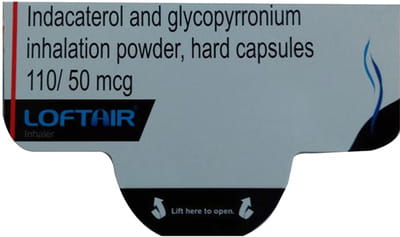 Loftair 110/50mcg Strip Of 10 Inhalation Capsules