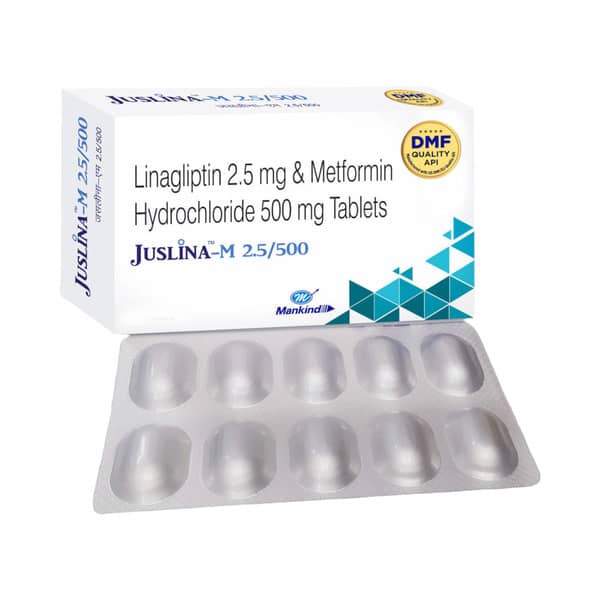 Juslina M 2.5/500mg Strip Of 10 Tablets