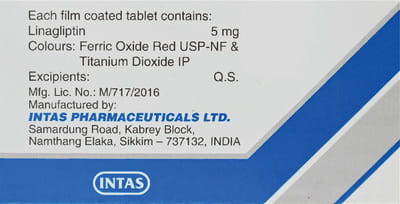 Linero 5mg Strip Of 10 Tablets